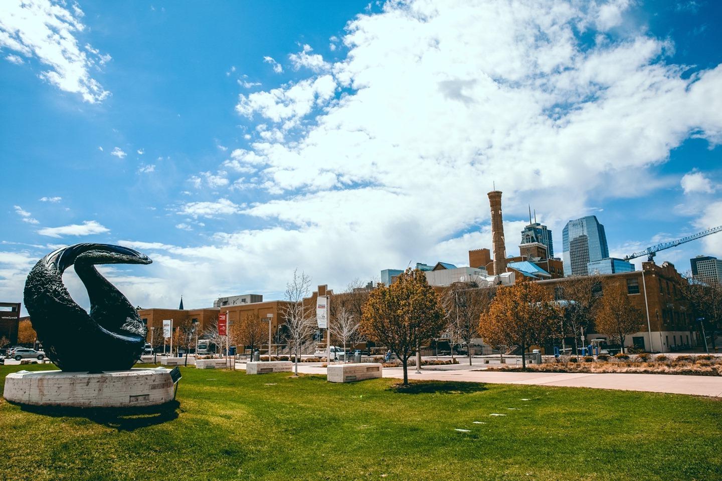 Auraria Campus on a sunny day.